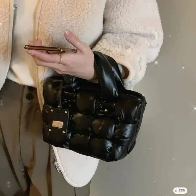 Purses Handbags Women Autumn Winter Black Bags Girls Tote Down Shoulder Bag