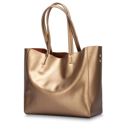 100% Genuine Leather Mummy Bag Large Capacity Tote Bag Sling Shoulder Handbags