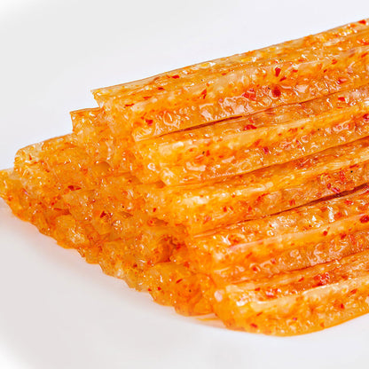 Chinese Snacks WeiLong Latiao 80After Snacks Spiciness 卫龙大面筋 面筋辣条辣片 65g*10 bags