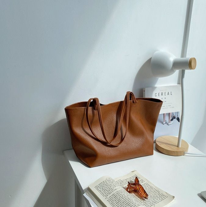 Handbag Big Bag Shoulder Purse Fashion Trend Large Tote Pouch Hasp 30*15.5*30 CM