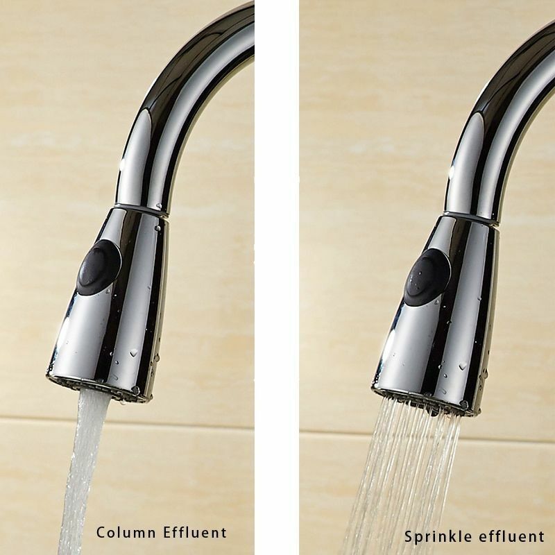 ABS Kitchen Tap Pull Out Parts Faucet Replacement Accessories Small Nozzle Head