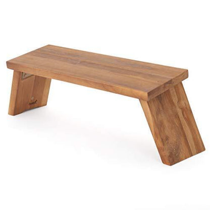 Belari Teak Meditation Bench - Seat - Stool -