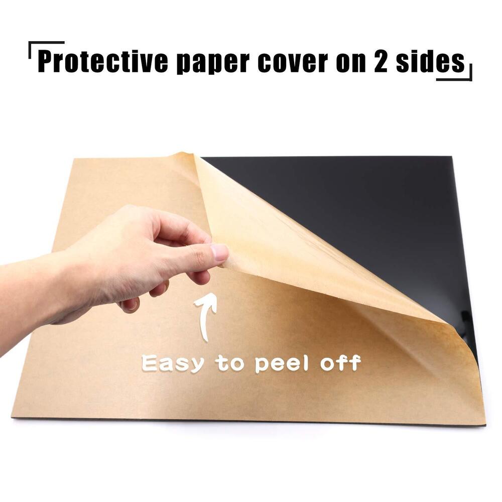 Acrylic Sheet Board Glossy Black Organic Glass Polymethyl Methacrylate 200x300mm