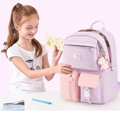 Girls School Bag Super Light Children's Backpack Student Child Bags