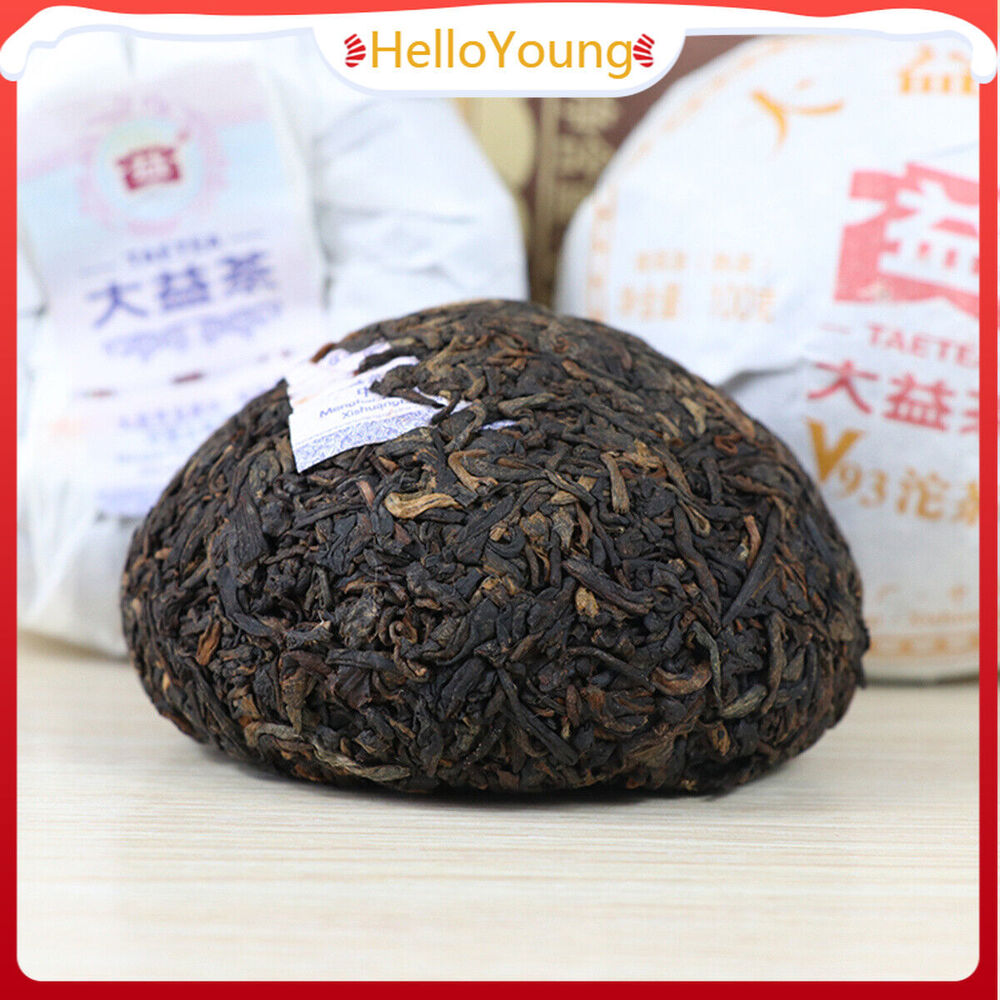 Yunnan Black Tea 100g Chinese Organic Puerh Tea Premium Ripe Puer Tea Green Food