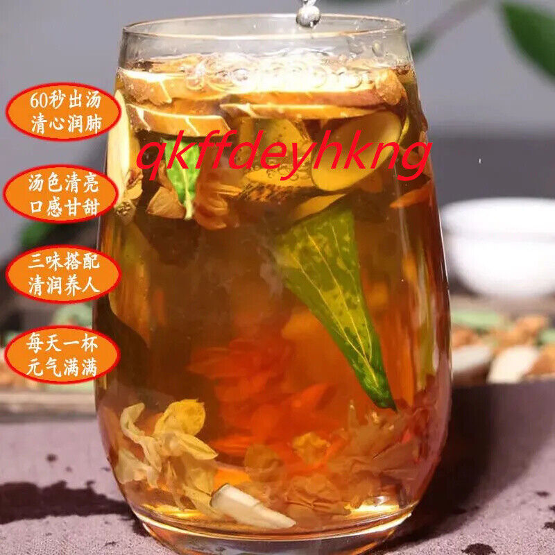 500g Siraitia grosvenorii flower tea 【金龙茶】正宗金龙茶罗汉果花甜叶菊清心肺润茶三和茶肝火旺凉茶