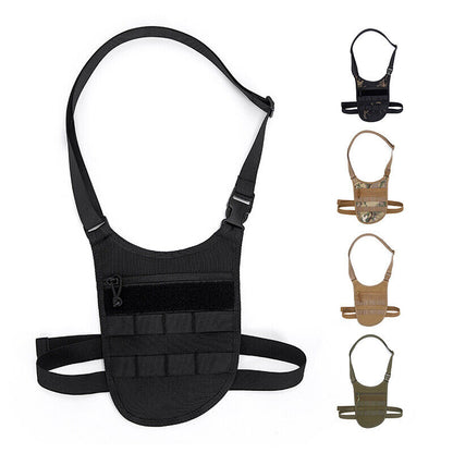 Tactical Outdoor Sports Vest Hidden Underarm Pocket Shoulder Bag Wallet Hunting