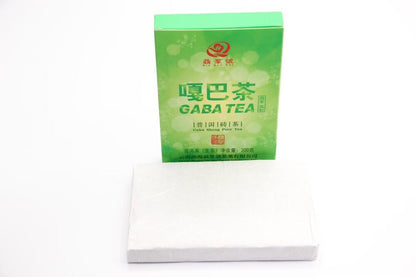 Chinese tea raw tea - GABA Sheng Tea Brick by Nie Qun Hao, 2023 200g