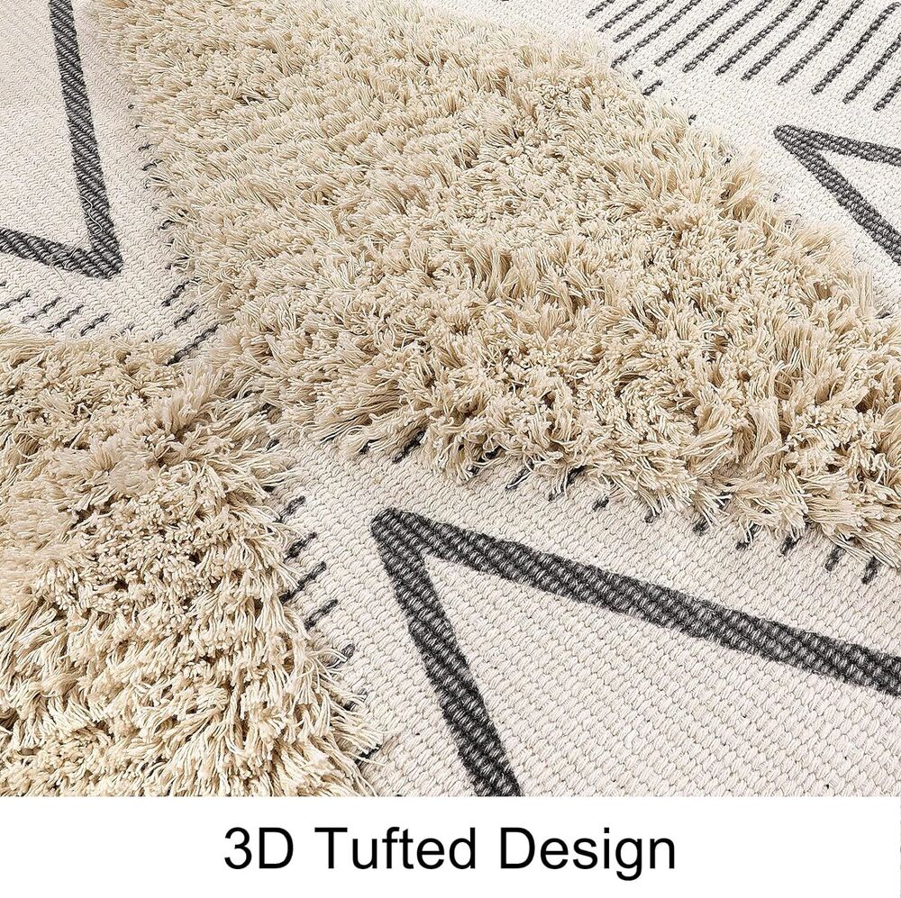 Hand Woven Washable Runner Rug Soft Kitchen Runner Durable Hallway Rug Boho