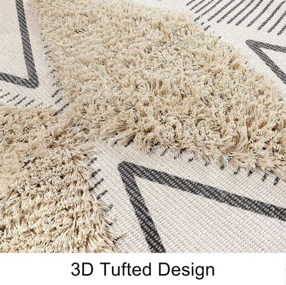 Hand Woven Washable Runner Rug Soft Kitchen Runner Durable Hallway Rug Boho