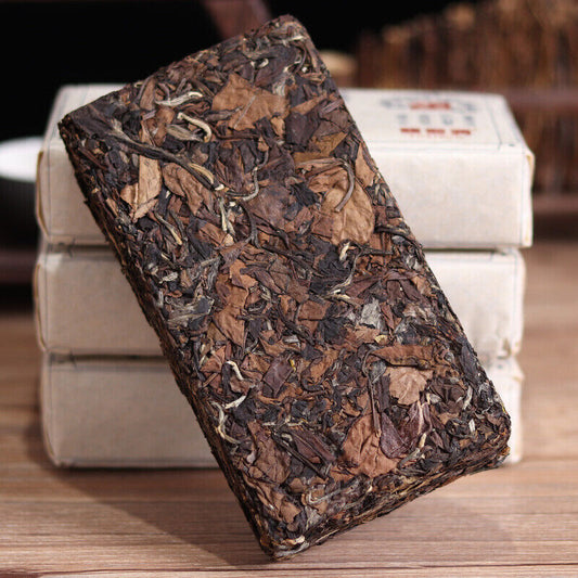 Chinese White Tea High Mountain Old Tree Top White Tea Brick Healthy Drink 100g