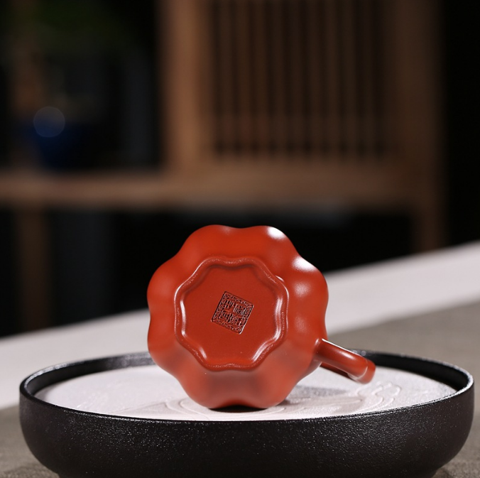 China Fair cup Dahongpao purple sand lotus heart fair cup all manual tea set