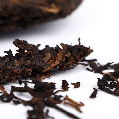 Puer Chun * 2021 Haiwan Tea Pu-erh Yunnan Chi Tse Beeng Cha Ripe Pu Er Tea 357g