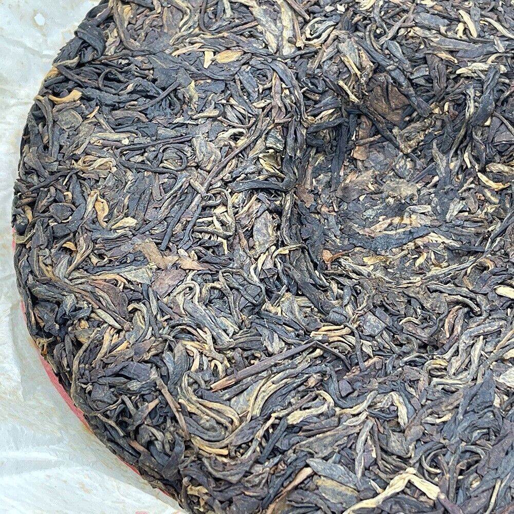 Pu-Erh, octagonal pavilion, Yunnan Qiaomu ancient tea (red classic), 2008y,357g,Raw