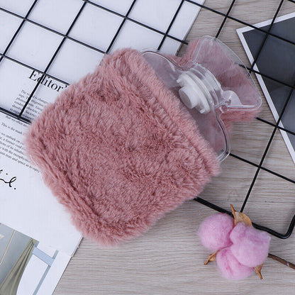 Cute PVC Relief Stress Pain Hot Water Bottle Bag Soft Reusable Hand WarmerA D QH