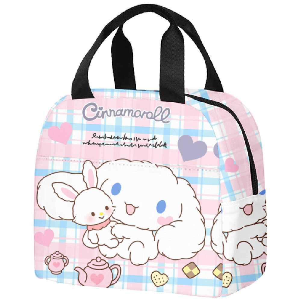 Cinnamoroll Insulated Lunch Bag Handbag Thermal Leakproof Insulated Lunch Box