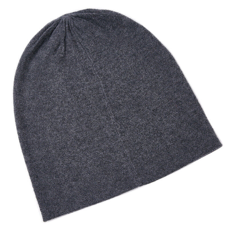 Men's Wool Cashmere Beanie Warm Soft Slouchy Beanies Wool Cap Hat