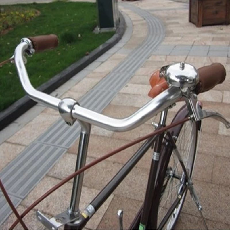 Bicycle Handlebar Retro Fixed Bike 25.4mm Cycling Parts Bend Handle Aluminum Bar