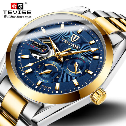 Tevez fashion men's fully automatic mechanical wrist watch