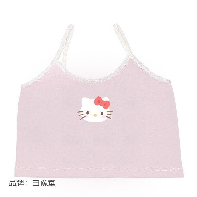 Hello Kitty Cartoon Millennium Spicy Girl Cute Print Tank Top Girl