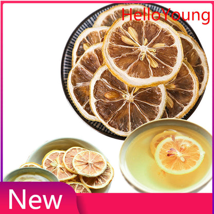 Dried Fruit Tea Lemon Slices Freshly Soaked Lemon Tea Scented Tea Healthy Food