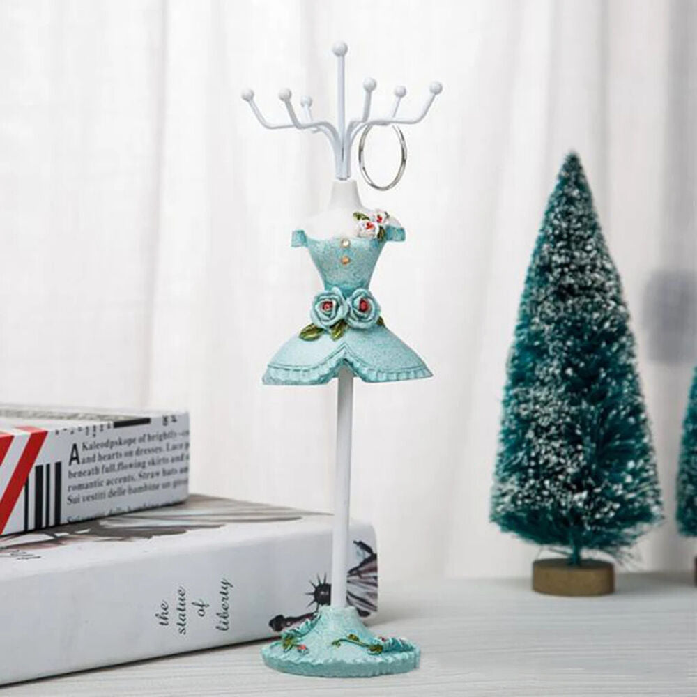 Jewelry Display Holder Resin Mannequin Dress Necklace Earring Bracelet Organizer