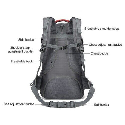 40L/60L Outdoor Travel Backpack Camping Bag Man Woman Climbing Hiking Backpack