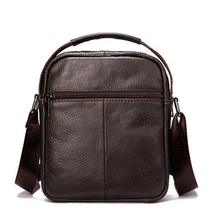 100% Genuine Leather Men's Messenger/Shoulder Bag 8" Handbags Crossbody Bags