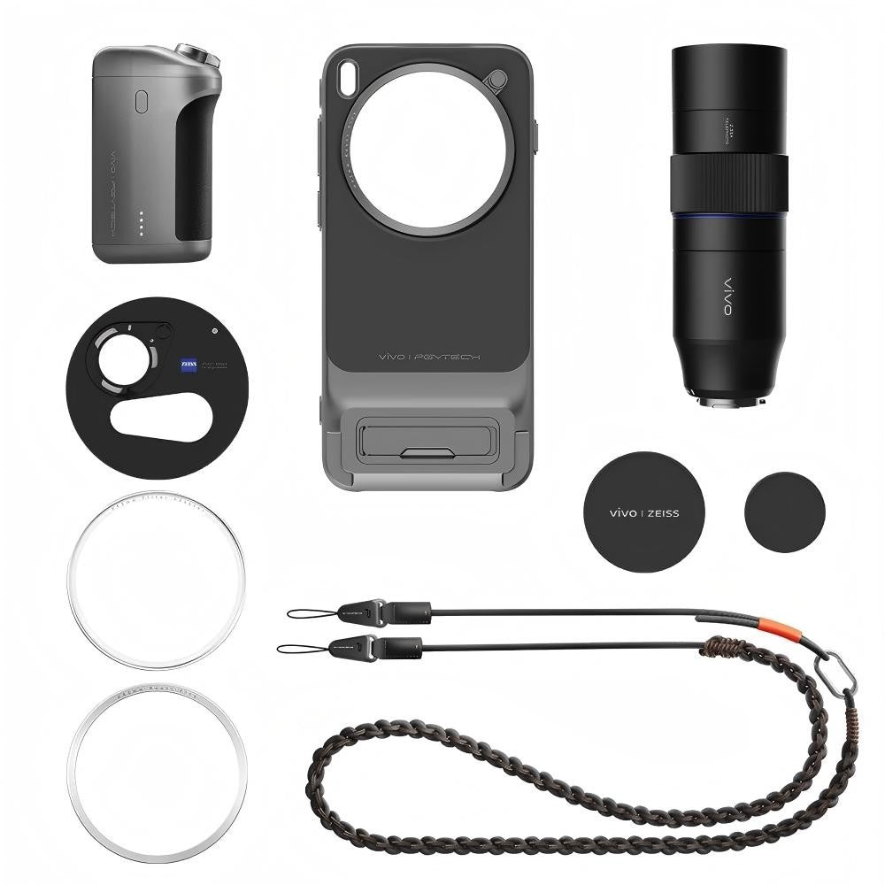 Vivo X300 Pro Telephoto Kit – Zeiss 2.35× Extender, PGYTECH Grip, Case, Filters