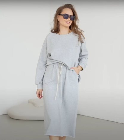 Sweater Dress Suit Fashion Ladies Suit 2023 Spring and Autumn New Style