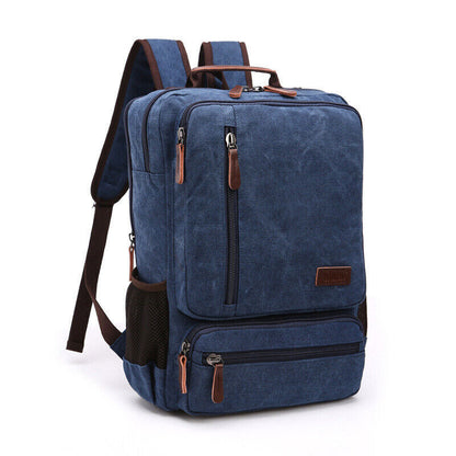 Canvas Backpack Men Travel Shoulder Bag High Students Bag Male Backpack
