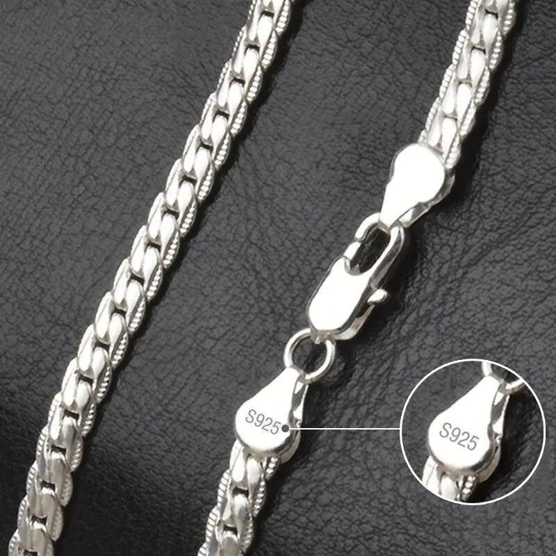 Cadena De Plata 925 Para Hombre TU PUEDES Lucir Elegante Y Atractivo