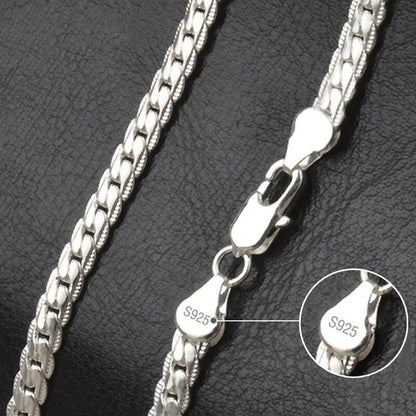 Cadena De Plata 925 Para Hombre TU PUEDES Lucir Elegante Y Atractivo