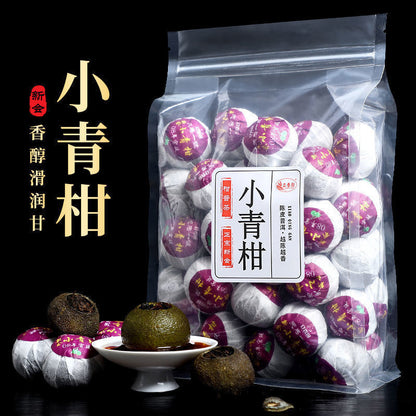Xinhui Xiaoqingkang Pu'er tea 100g/250g/500g citrus tea raw sun-aged Yunnan ripe