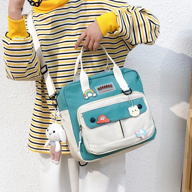 Backpack Student College Schoolbag Book Backpack Fashion Shoulder Bag 28*31*10CM