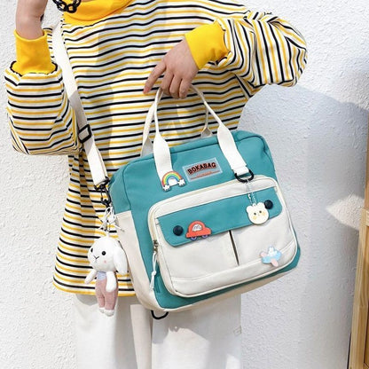 Backpack Student College Schoolbag Book Backpack Fashion Shoulder Bag 28*31*10CM