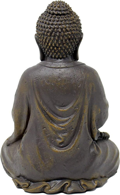 Buddha Statue Meditation Resin Table Top Figurine Home Feng Shui Decoration Gift