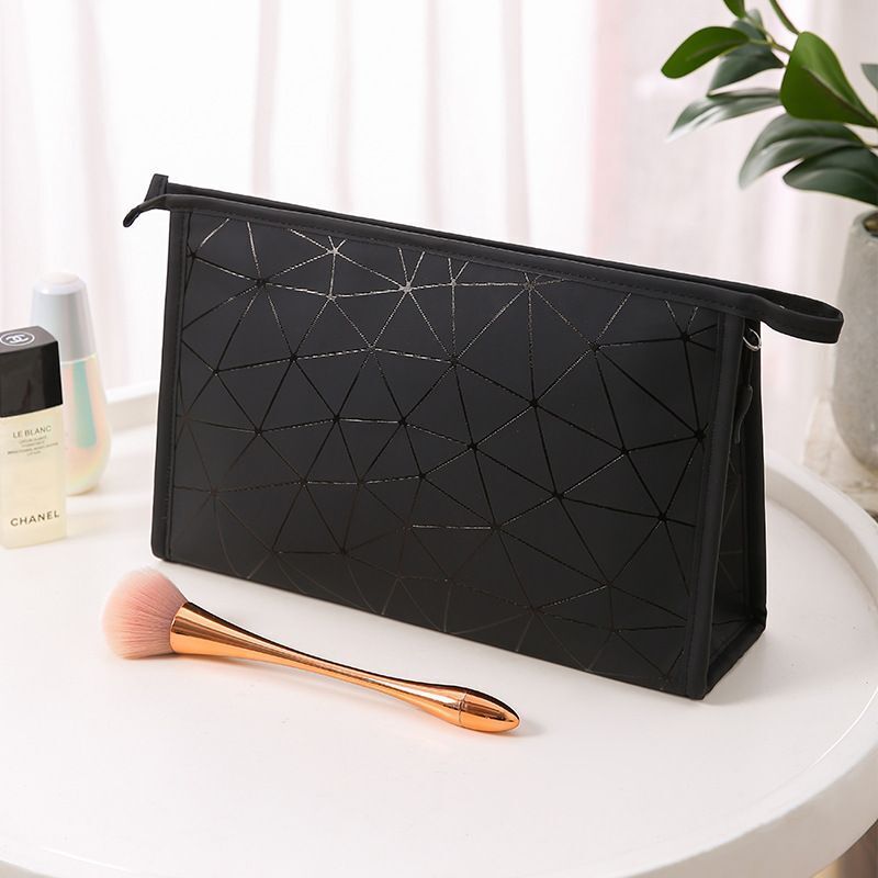 Waterproof Cosmetic Bag Synthetic Leather Toiletry Make Up Organizer Travel S/L