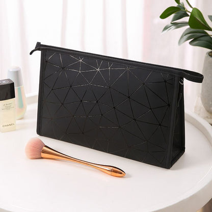 Waterproof Cosmetic Bag Synthetic Leather Toiletry Make Up Organizer Travel S/L