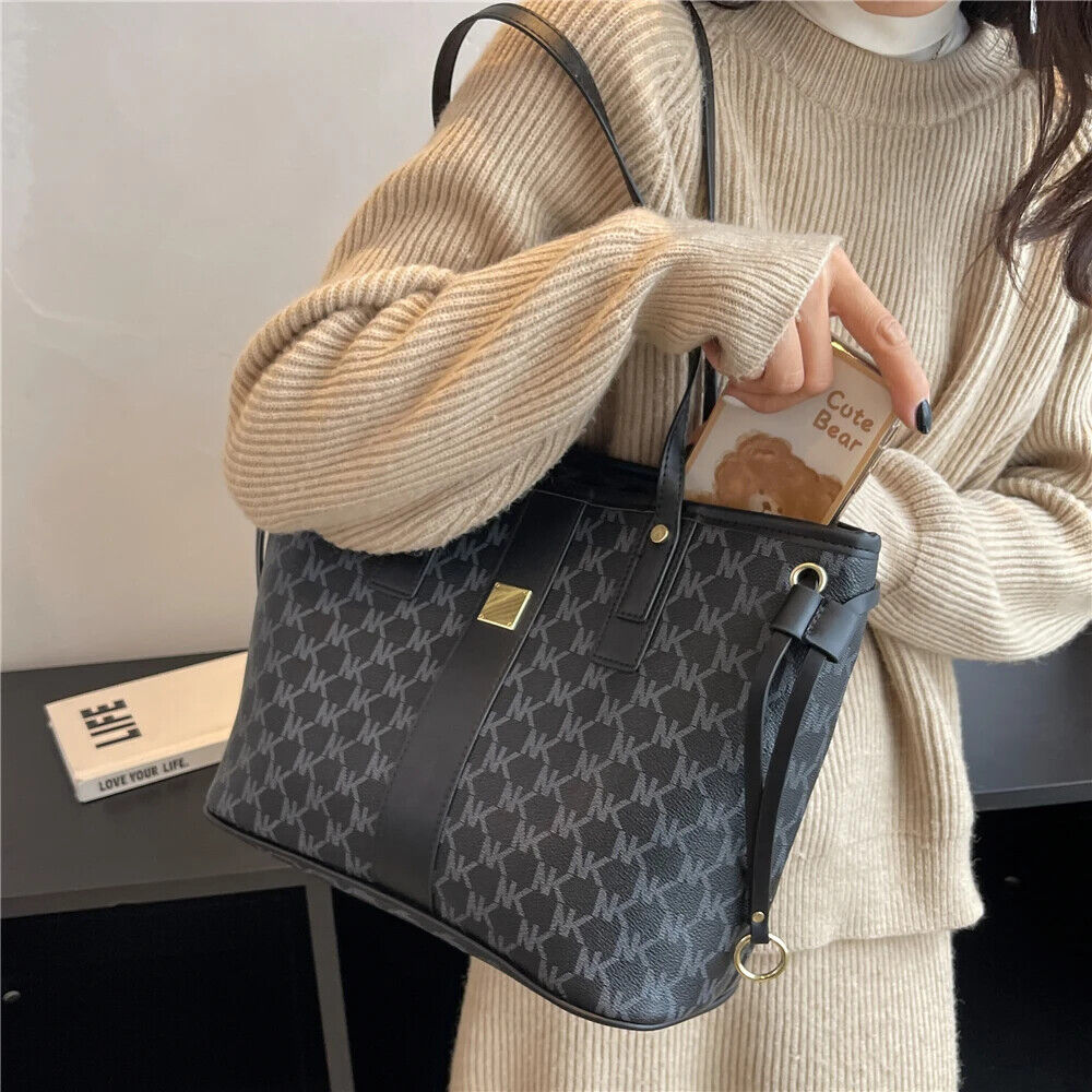 Tote Bags Women PU Leather Shopping Shoulder Bags Shopper Ladies Handbags