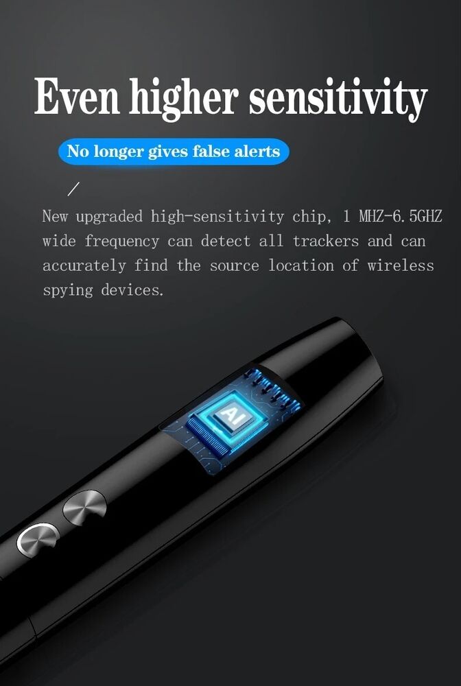 Wireless Camera Pen Detectors Anti Vehicle GPS Tracking Portable Powerful Device