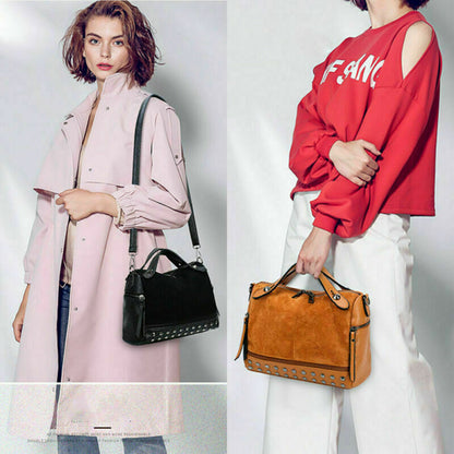 Women Lady Faux Leather Handbag Shoulder Messenger Bag CrossBody Bags
