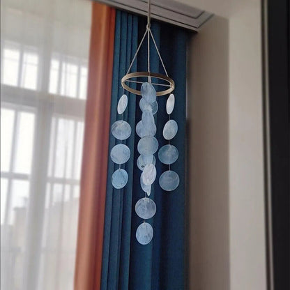 Wind Chime Pendant Accessories 10-20Pcs Natural Shell Round Slices DIY Ornaments