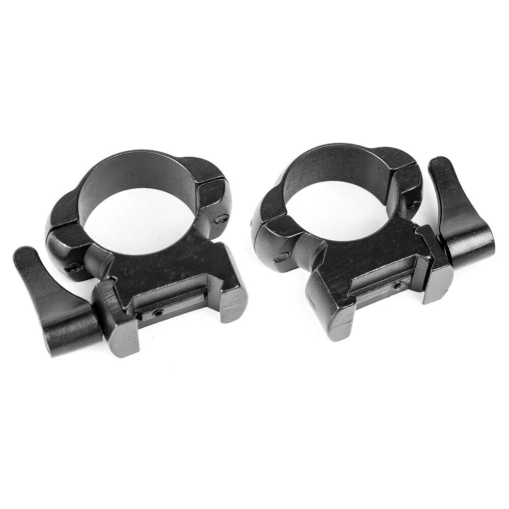 2PCS 25.4mm Stainless Steel Scope Rings Low Medium High Mount Fit 20mm Picatinny