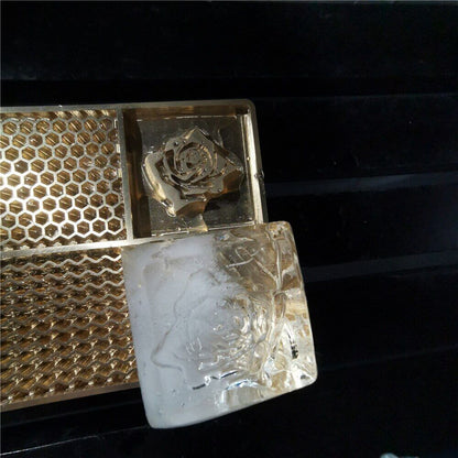 Ice Stamps Brass Plate Honeycombs Molds Printing DIY Carving Cocktails Bar Tools