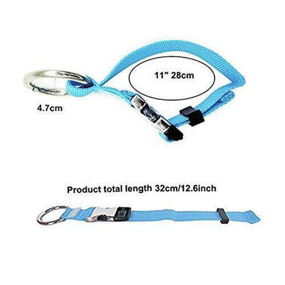 2PCS Add a Bag Luggage Strap Jacket Gripper,Heavy Duty 11 inches, Black/Blue