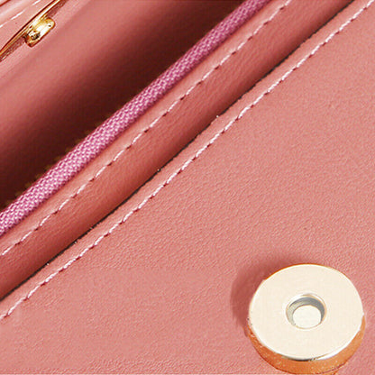 Crossbody Bags for Women Girl PU Leather Purses Handbags Letter Print Bag