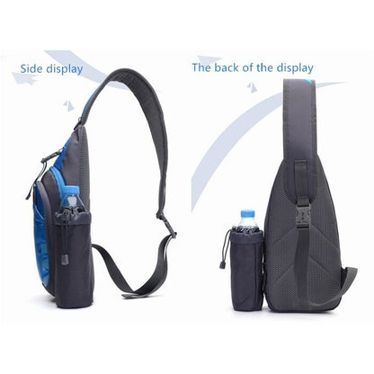 Men Travel Hiking Shoulder Bag Women Chest Backpack Sports Outdoor Computer Bag