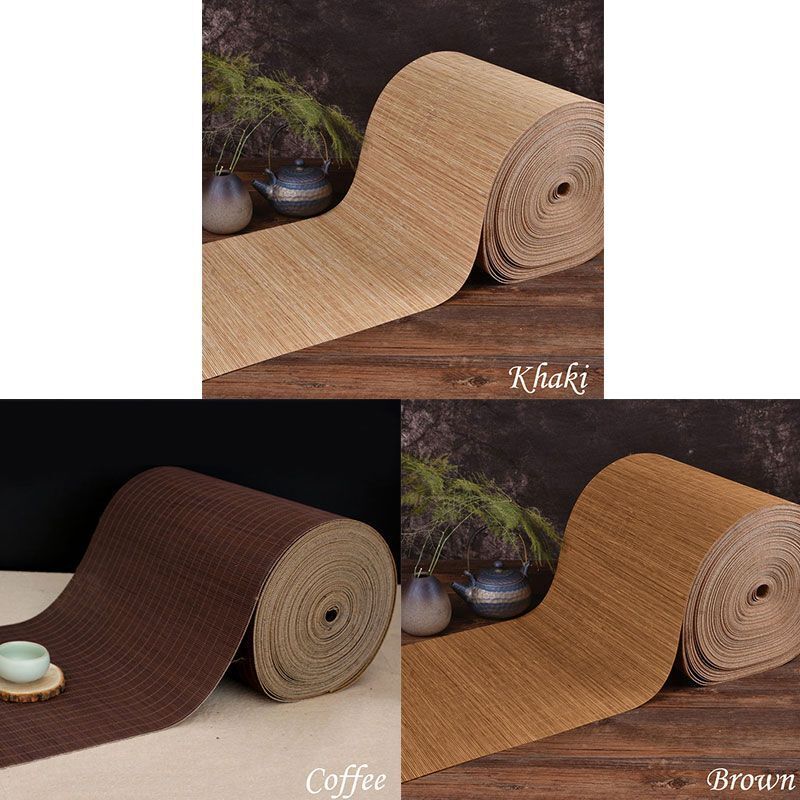 Table Runner Natural Bamboo Placemat Classic Style Tea Mats Heat Pad 10-50x100cm