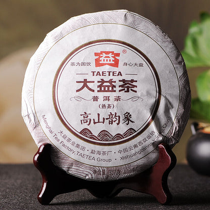 2015 TAETEA Pu-erh High Mountain Rhythm Menghai Dayi Pu'er Tea Ripe Tea 357g